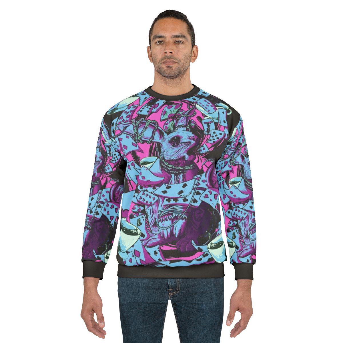White Rabbit Alice in Wonderland Sweatshirt