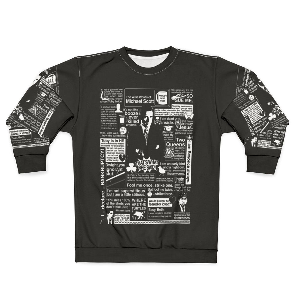 The Office Michael Scott Wise Words Sweatshirt