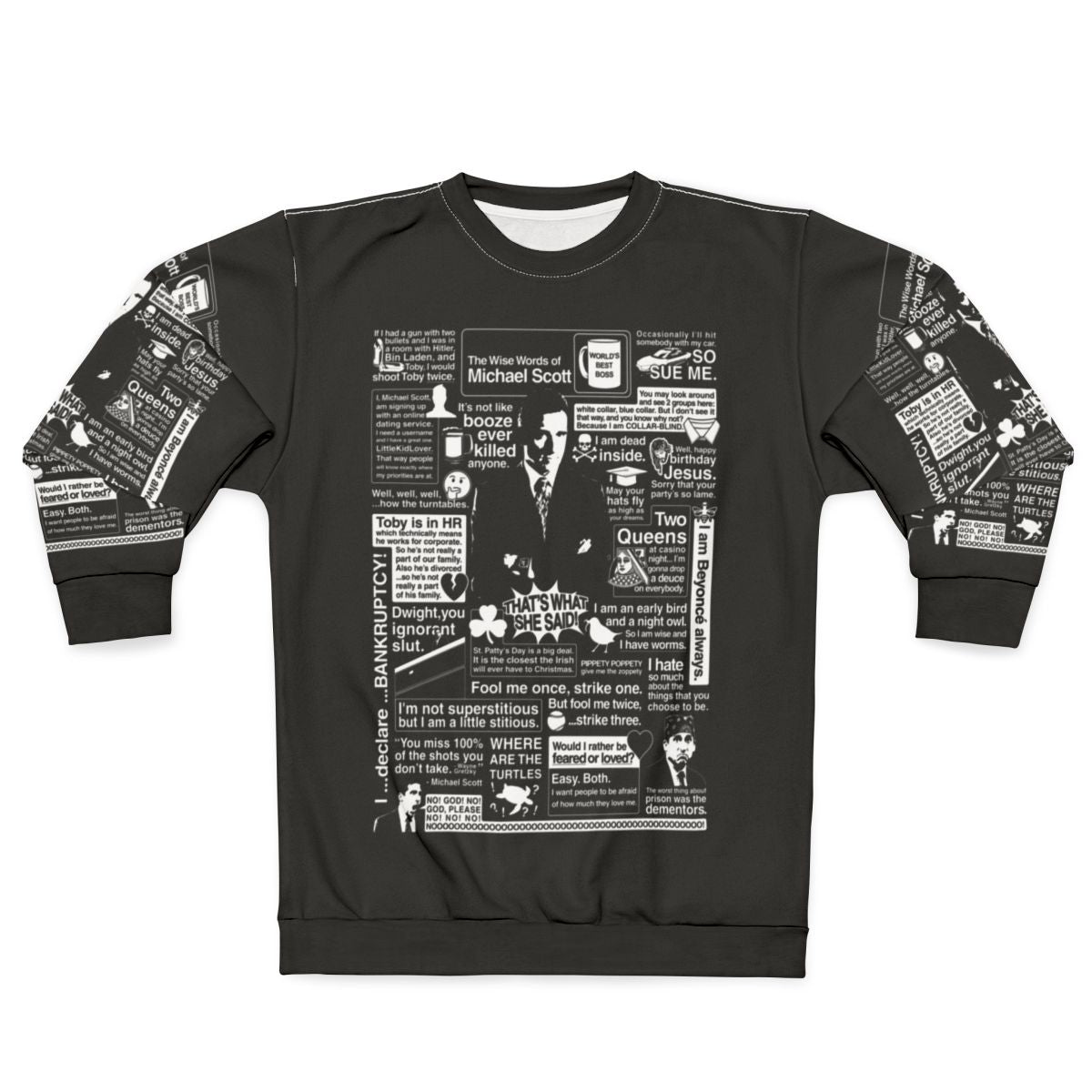 The Office Michael Scott Wise Words Sweatshirt