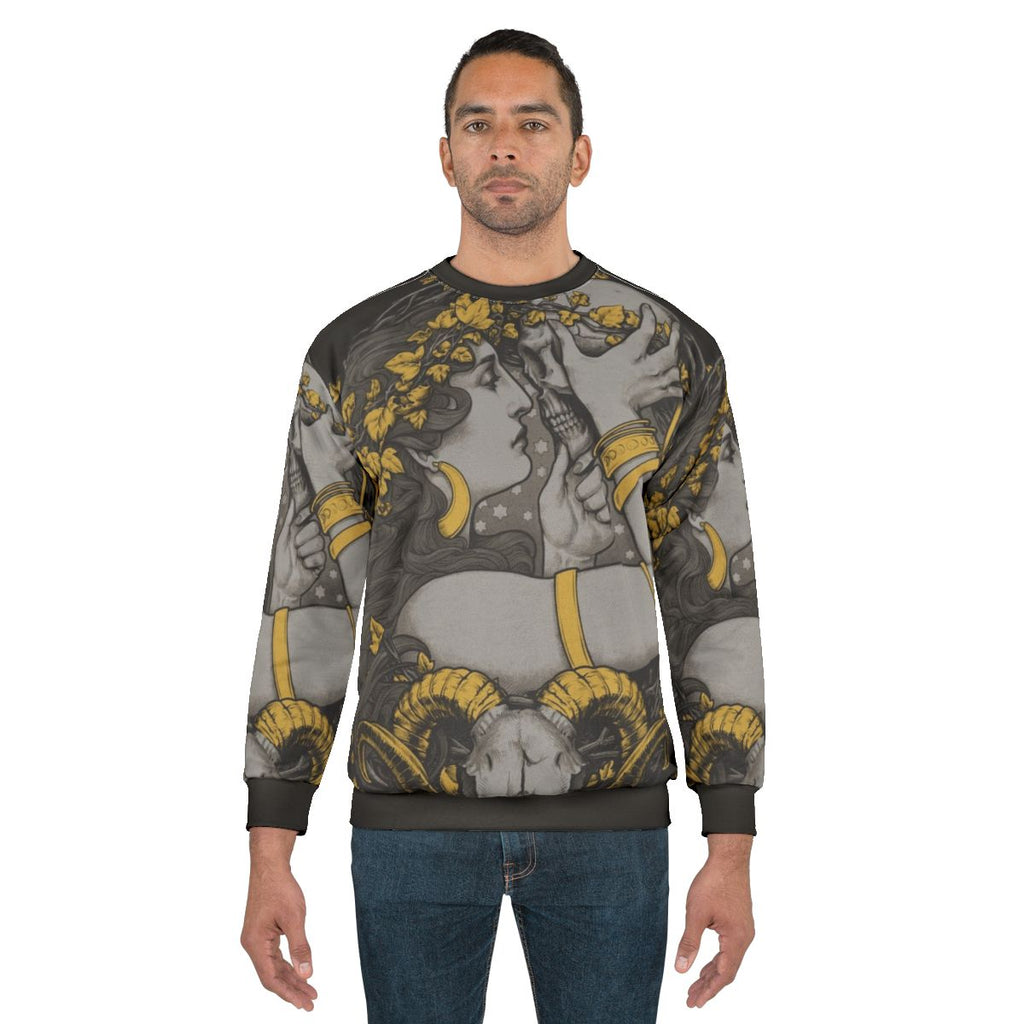The Witch Sweatshirt - Gothic, Pagan, Wiccan Botanical Design