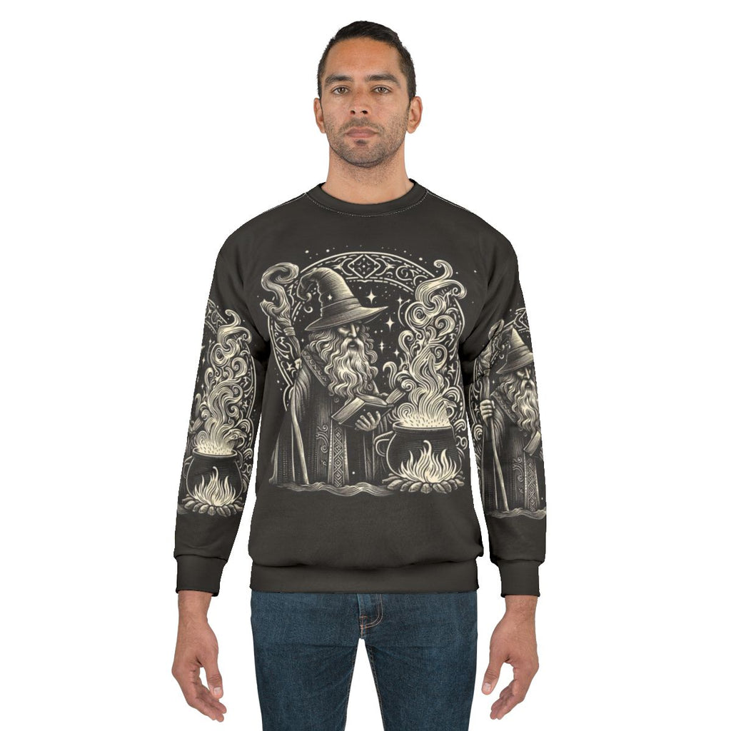 Wizard sweatshirt featuring magical design