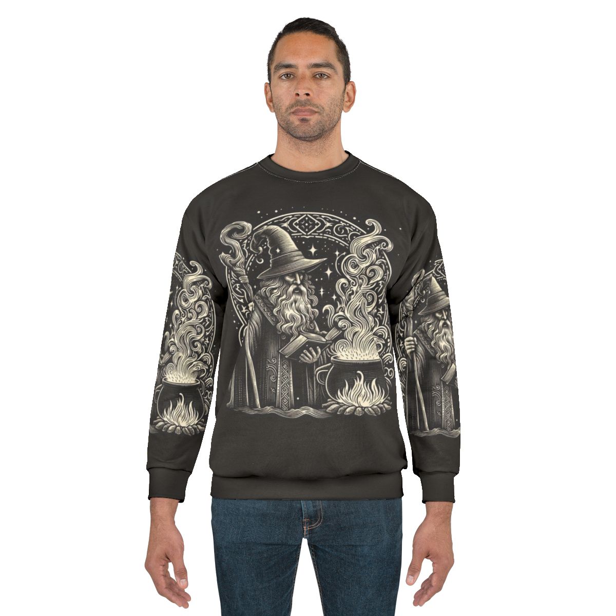 Wizard sweatshirt featuring magical design