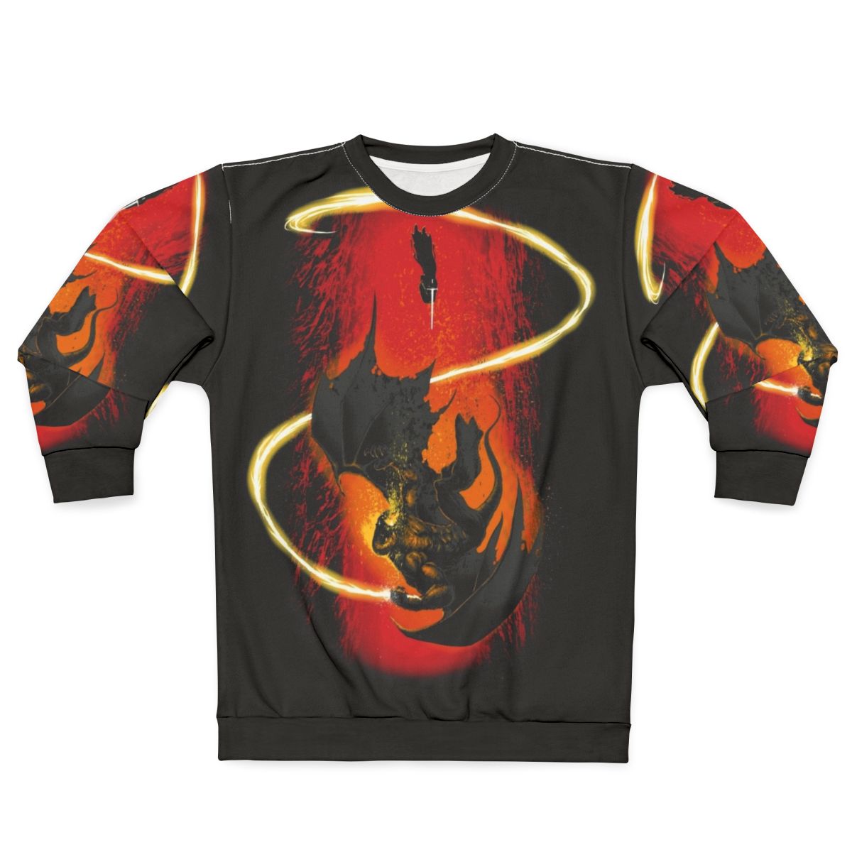 Wizard and Demon Lord of the Rings Themed Sweatshirt