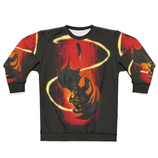 Wizard and Demon Lord of the Rings Themed Sweatshirt