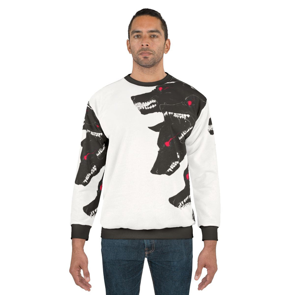 Stylish wolf graphic sweatshirt