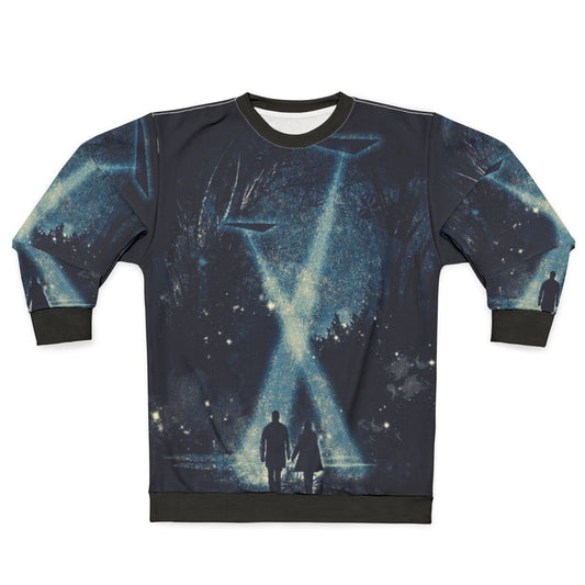 The X-Files Sweatshirt with Mulder and Scully FBI Agents