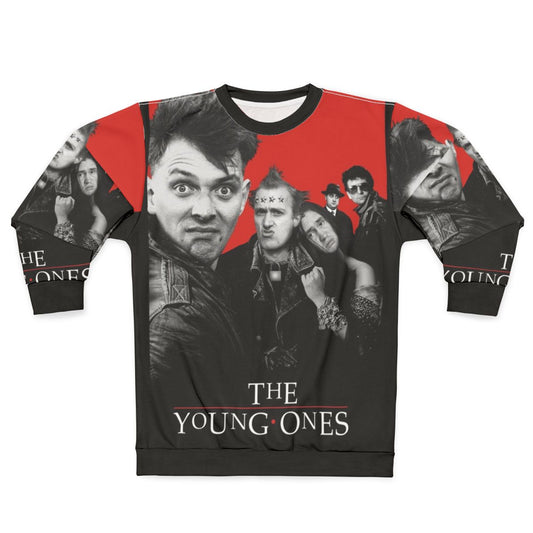 Retro The Young Ones 1980s Comedy Sweatshirt