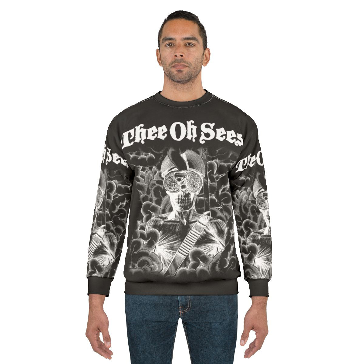 Thee Oh Sees Carrion Crawler Psychedelic Music Sweatshirt