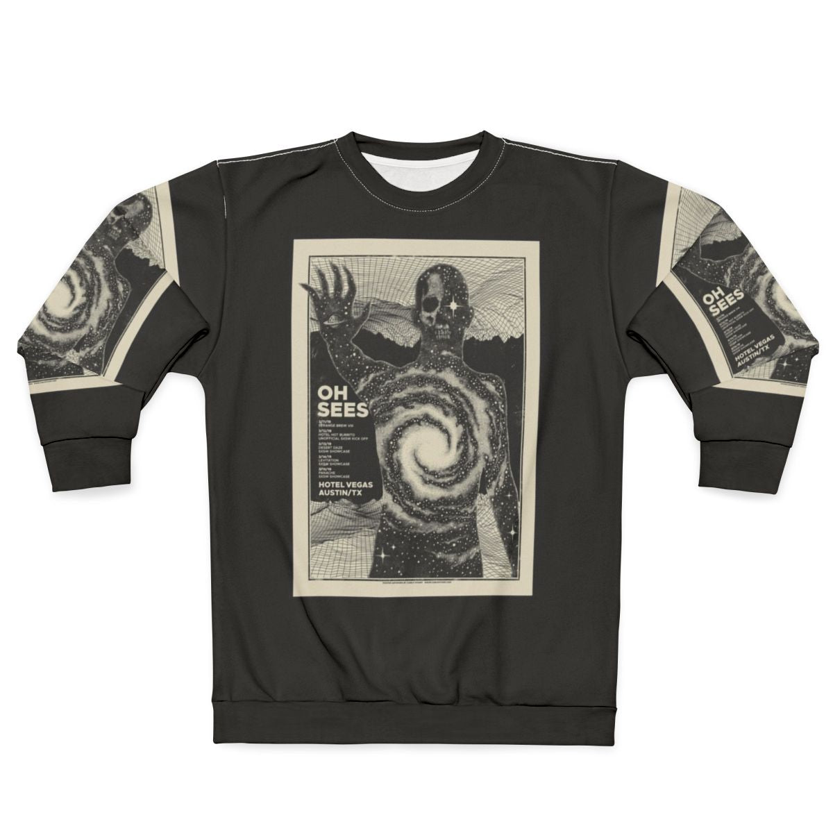 Thee Oh Sees psychedelic rock band sweatshirt
