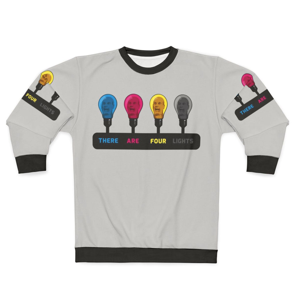 "There Are Four Lights" CMYK Star Trek Sweatshirt
