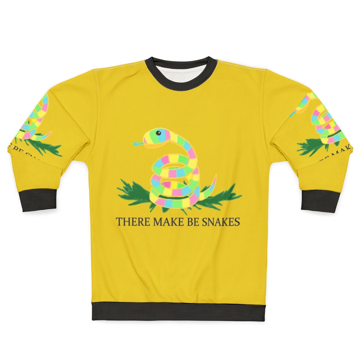 Snake Sweatshirt with Scary Graphic Design