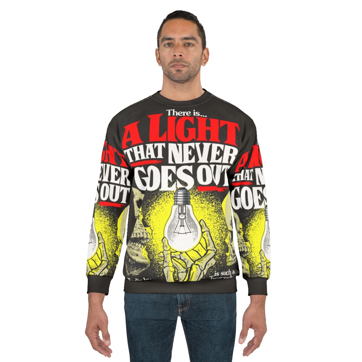 Cozy 'There's a Light' Graphic Sweatshirt