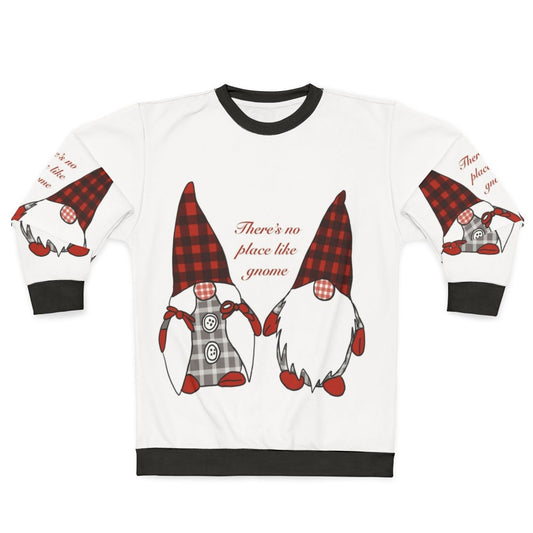 Cozy gnome sweatshirt with Christmas and holiday design