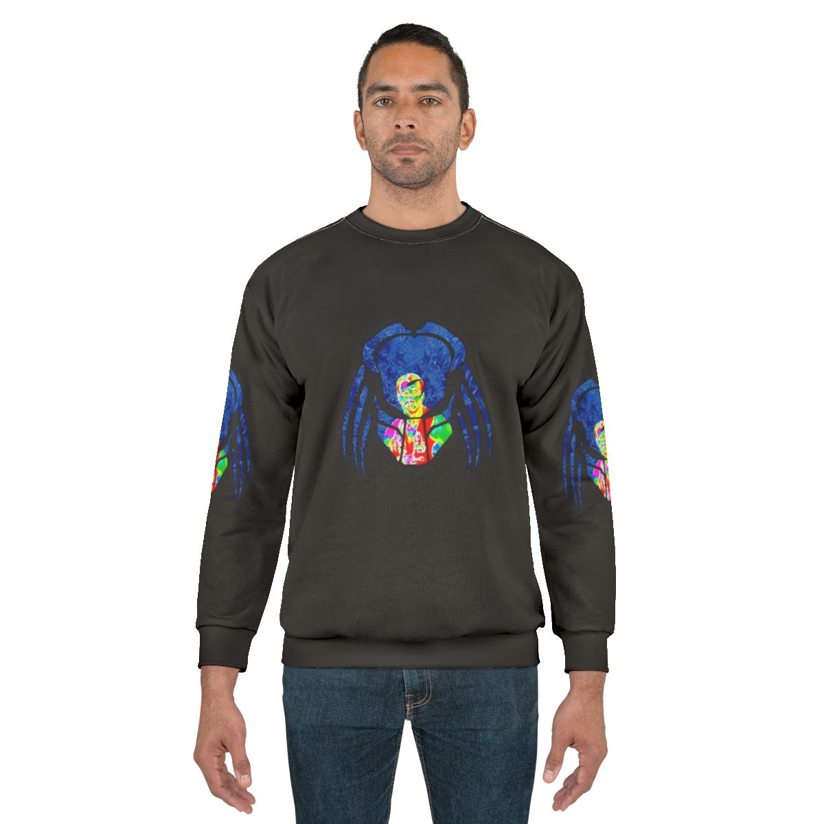 Aliens vs Predator Thermal Sweatshirt with Arnold Schwarzenegger