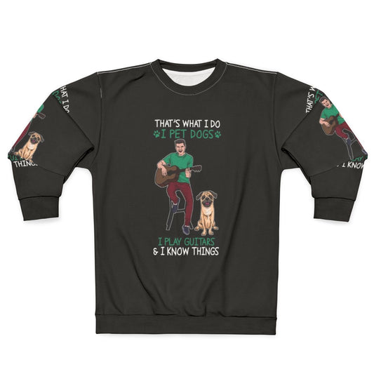 Funny "Things What I Do Know" jersey sweatshirt with hobbies design co quote