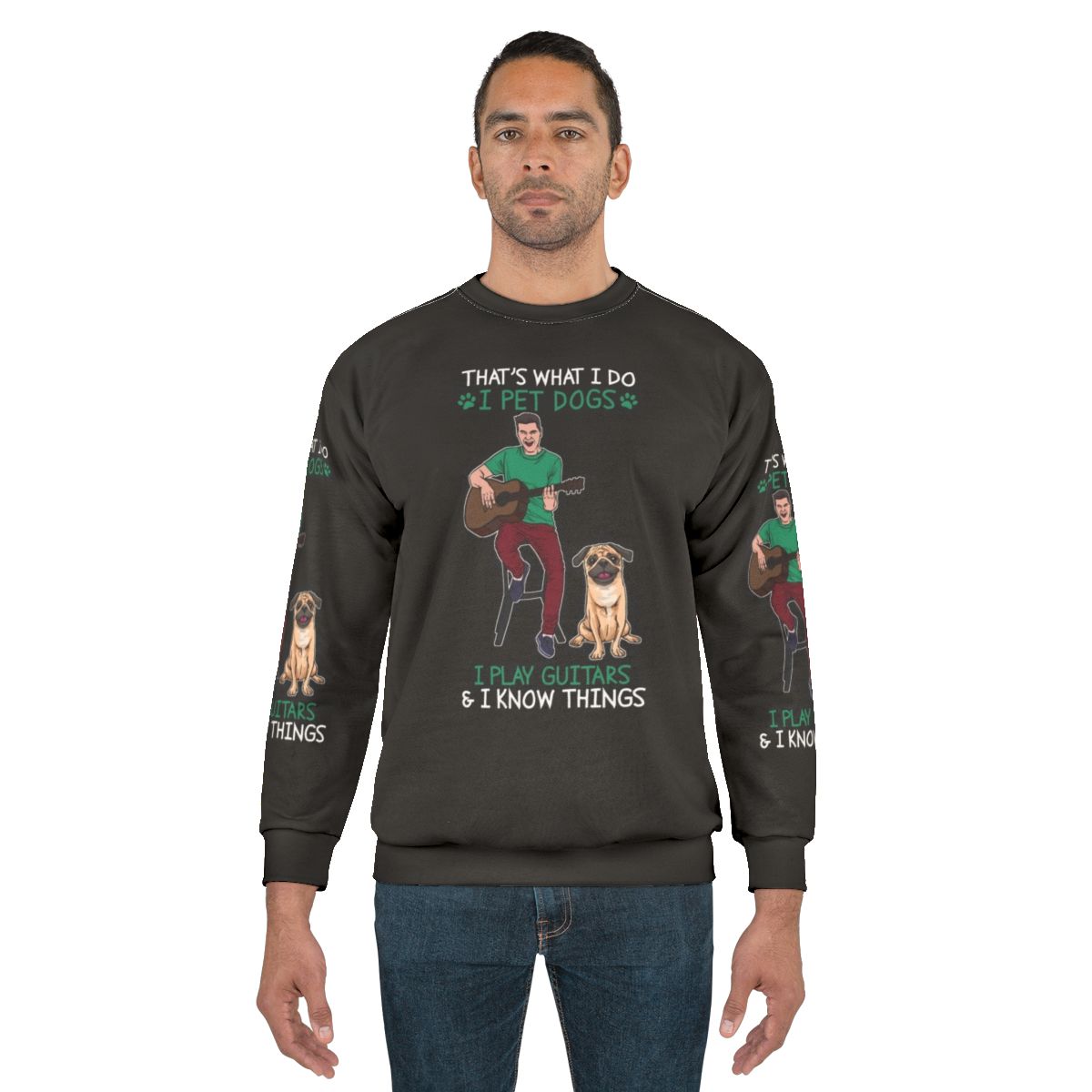 Funny "Things What I Do Know" jersey sweatshirt with hobbies design co quote