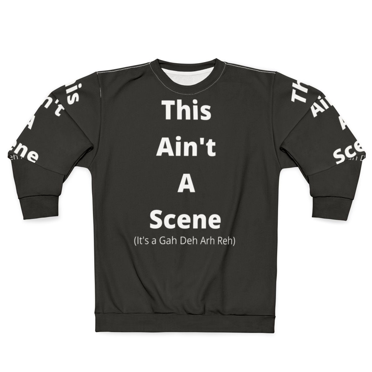 Fall Out Boy inspired 'This Ain't a Scene' music sweatshirt