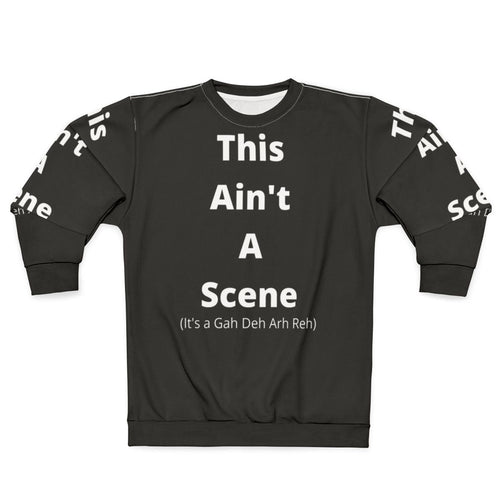 Fall Out Boy inspired 'This Ain't a Scene' music sweatshirt