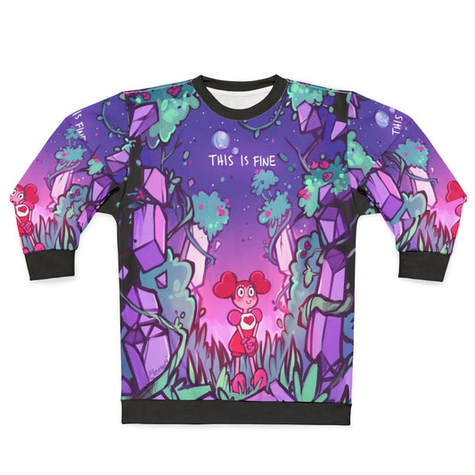 "This Is Fine" Steven Universe Cartoon Sweatshirt