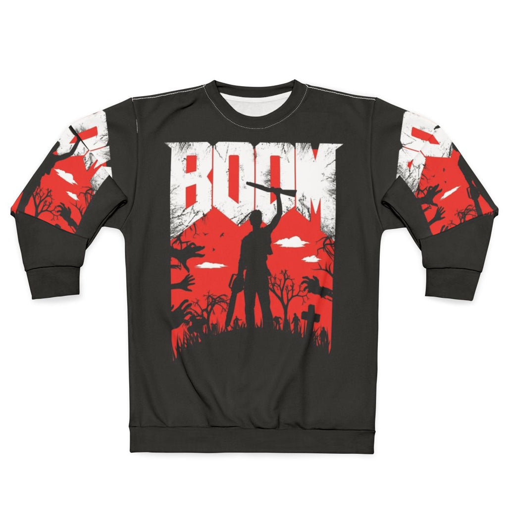Ash Williams "This Is My Boomstick" Evil Dead Horror Pop Culture Sweatshirt