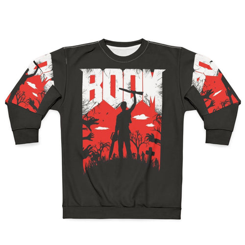 Ash Williams "This Is My Boomstick" Evil Dead Horror Pop Culture Sweatshirt