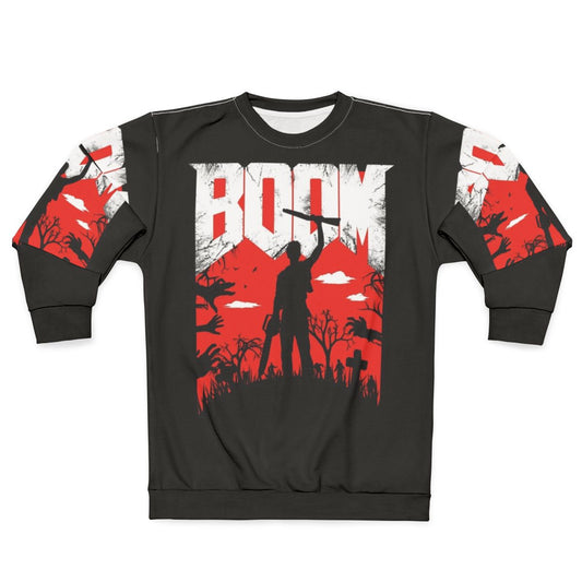 Ash Williams "This Is My Boomstick" Evil Dead Horror Pop Culture Sweatshirt