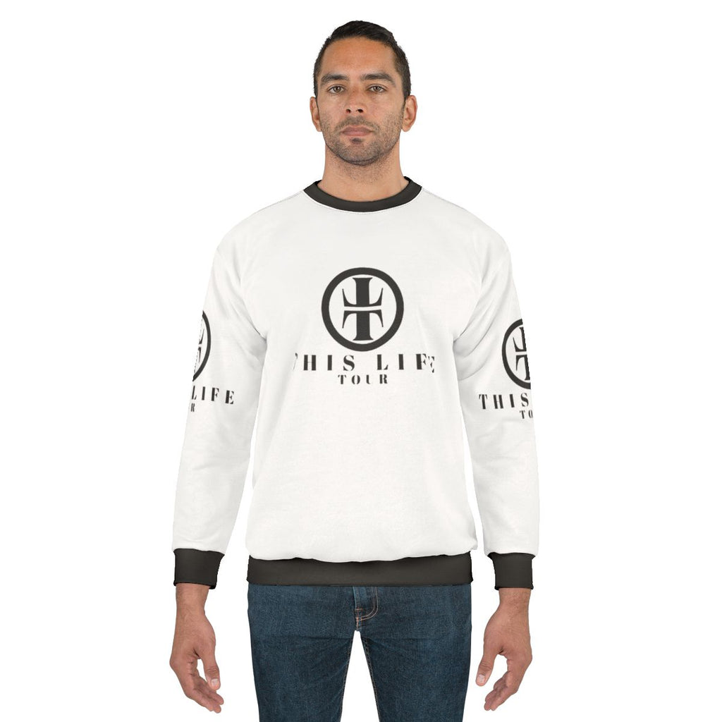 Live Tour Sweatshirt featuring the band's logo and tour dates