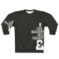 Anti-Fascist Sweatshirt with Woody Guthrie Imagery