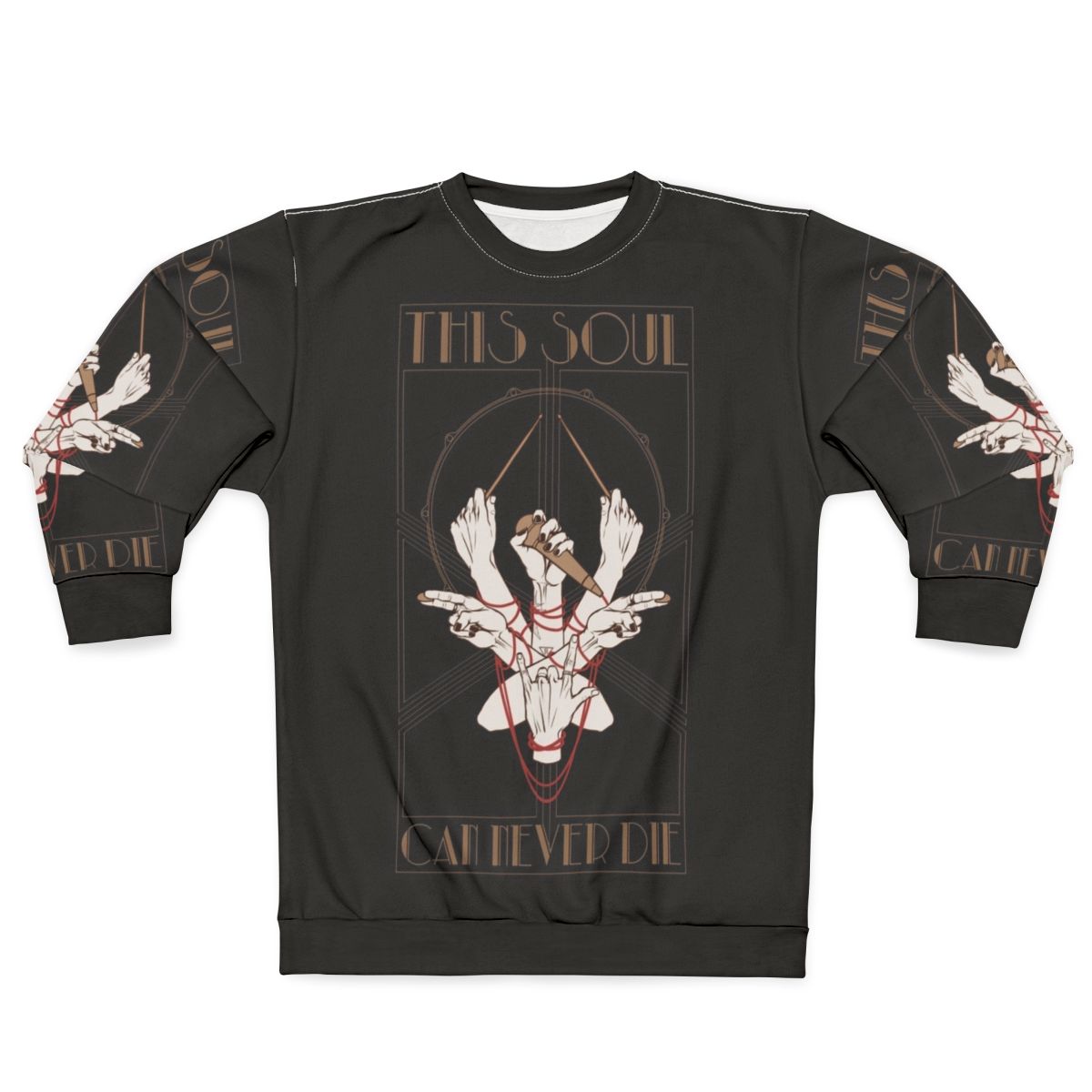 Mysterious 'The Gazette' Visual Kei Themed Sweatshirt