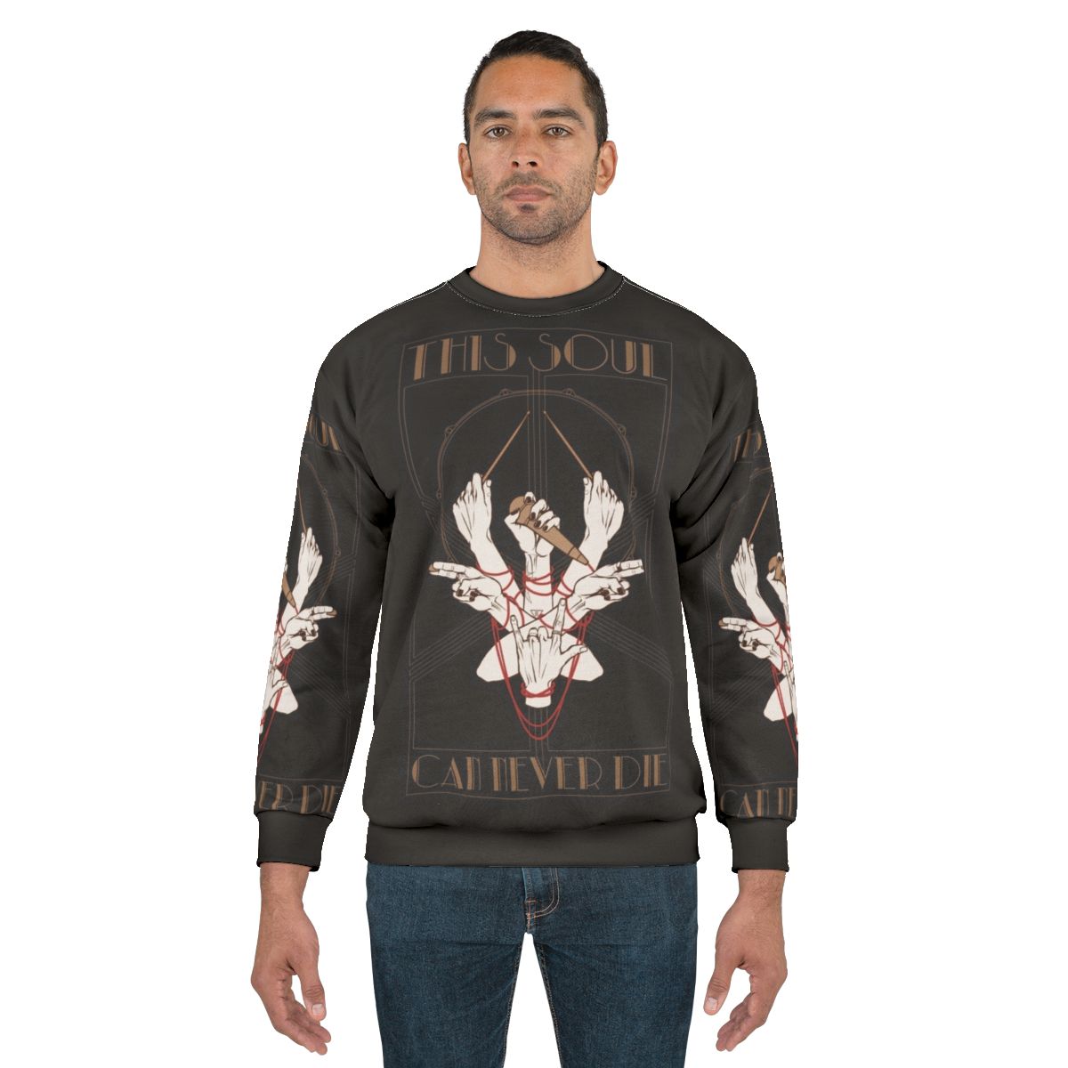 Mysterious 'The Gazette' Visual Kei Themed Sweatshirt