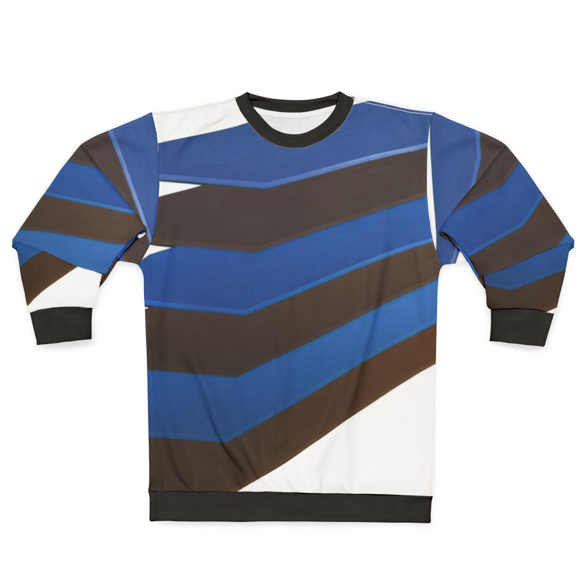 Thomas Downing Abstract Sweatshirt with Geometric Patterns