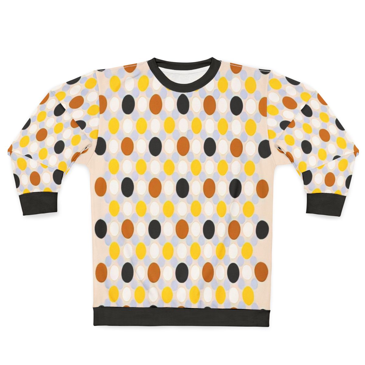 Thomas Downing inspired vibrant optical art sweatshirt