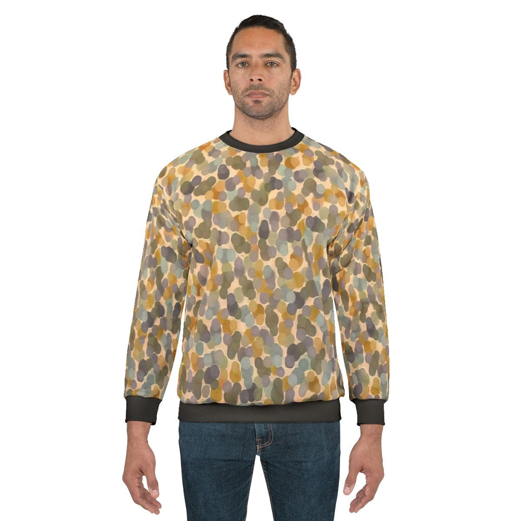 Thomas Downing inspired abstract art sweatshirt