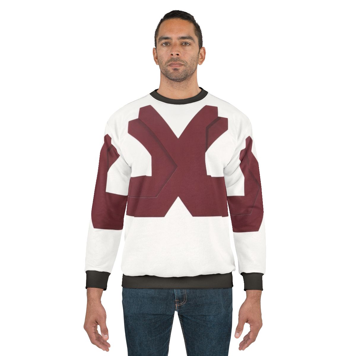 Thomas Downing inspired vibrant abstract art sweatshirt