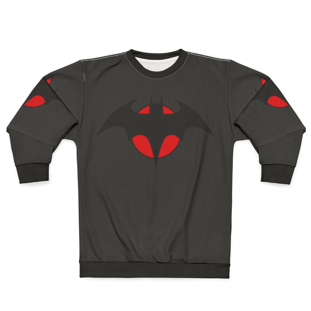 Robert Pattinson Batman Sweatshirt with Bat Symbol