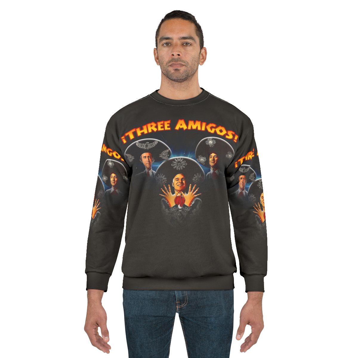 Three Amigos Queen Sweatshirt - Comedy Western Parody