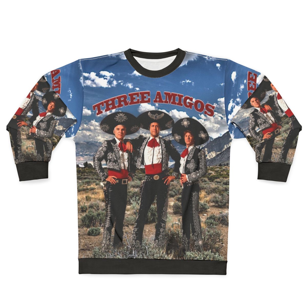 Three Amigos Comedy Movie Themed Sweatshirt