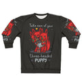 Three Headed Puppy Sweatshirt, Hades Game Merchandise