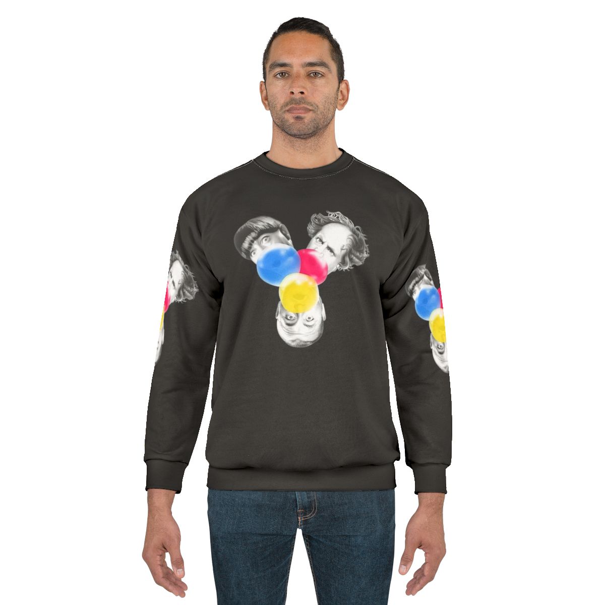 Vintage Three Stooges Graphic Sweatshirt