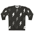 Bold Thunder Pattern Geometric Sweatshirt
