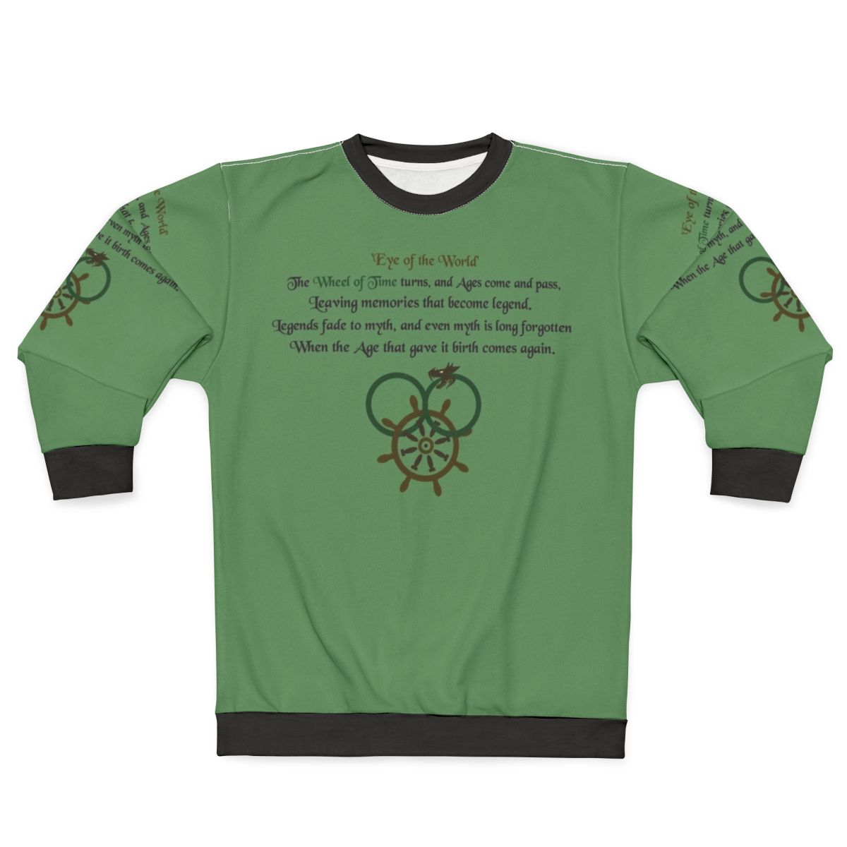 Thus Spins the Wheel of Time Sweatshirt - Wheel of Time Inspired Clothing