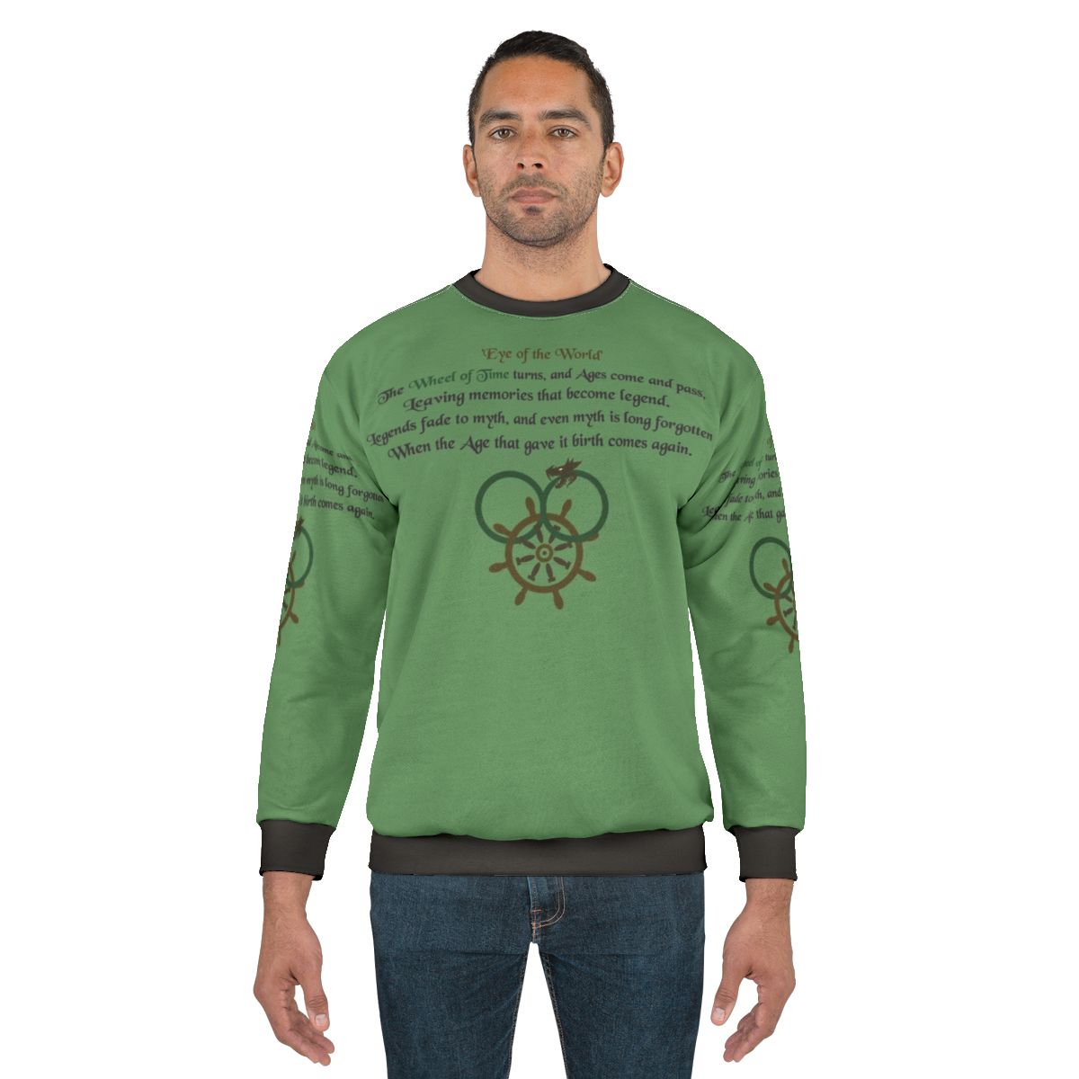 Thus Spins the Wheel of Time Sweatshirt - Wheel of Time Inspired Clothing