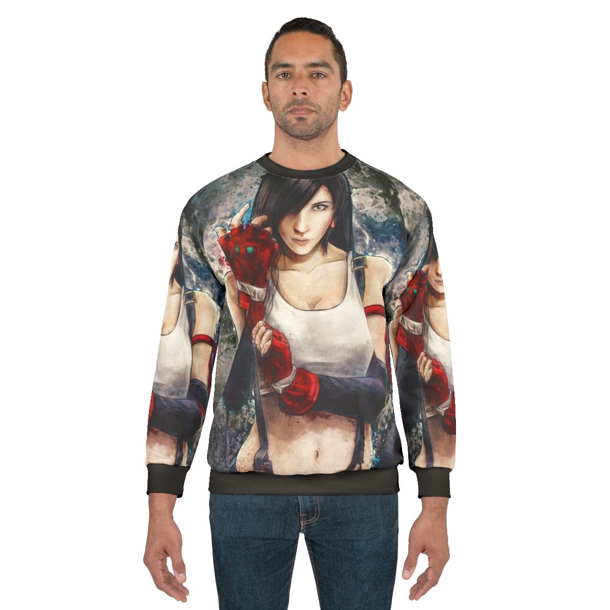 Tifa Lockhart Final Fantasy 7 Portrait Sweatshirt