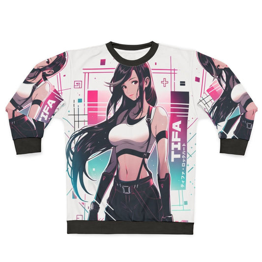 Tifa Lockhart Final Fantasy 7 Vaporwave Sweatshirt