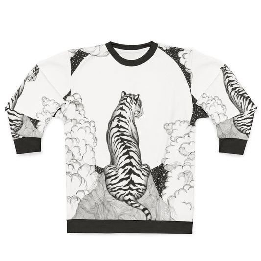Magical tiger moon sweatshirt design