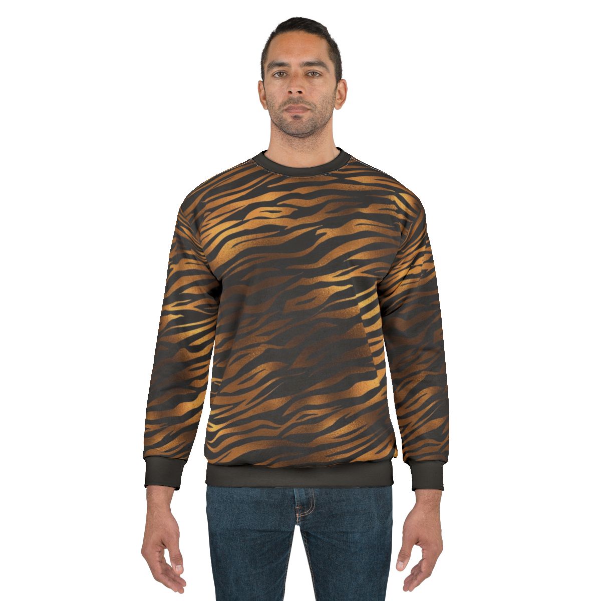 Tiger Print Sweatshirt