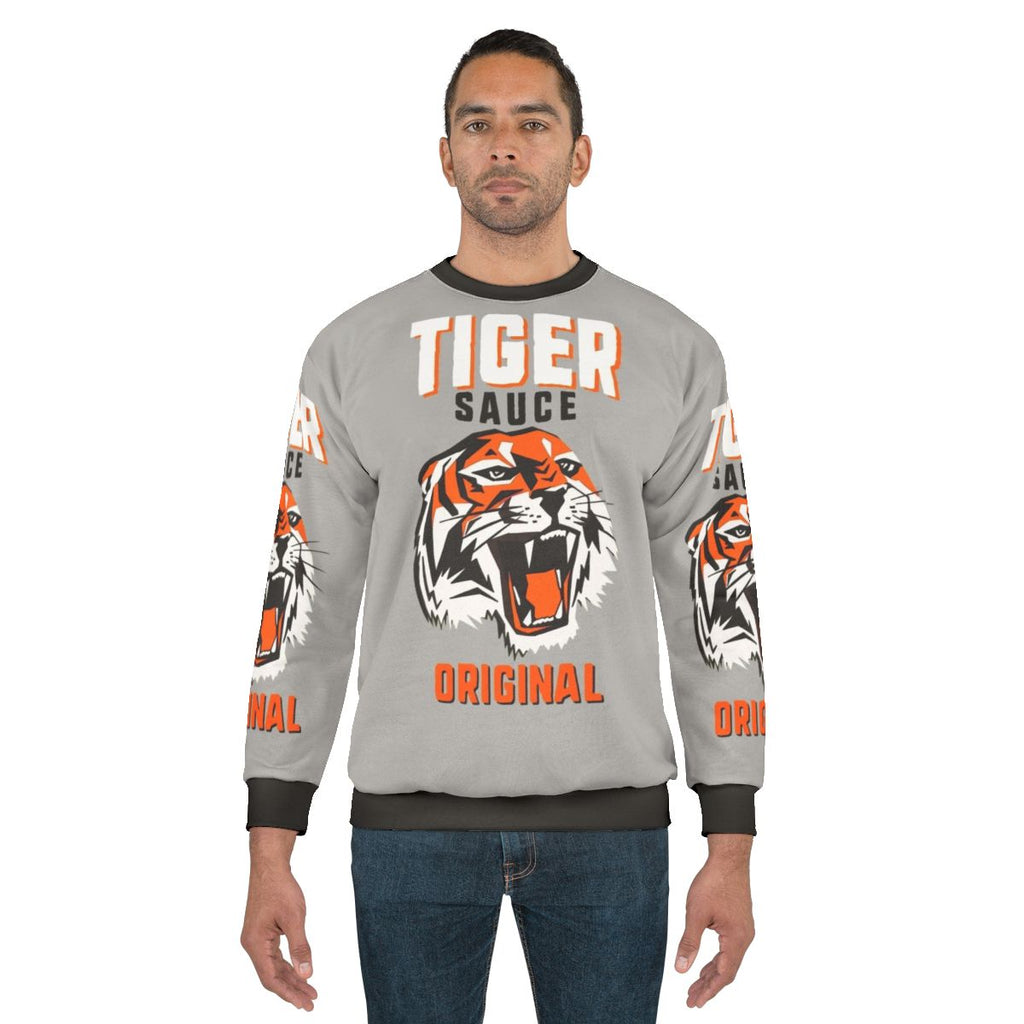 Original Tiger Sauce Sweatshirt with Habanero and Tabasco Design