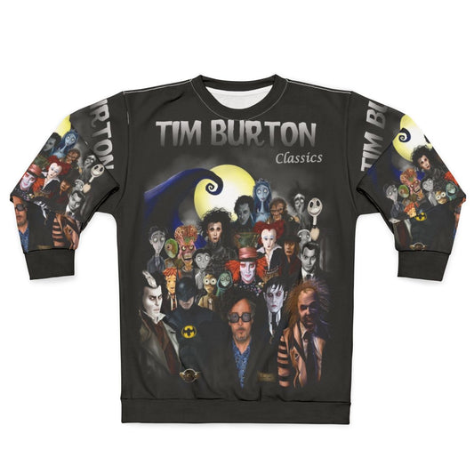 Tim Burton Classics Sweatshirt featuring gothic imagery and movie themes