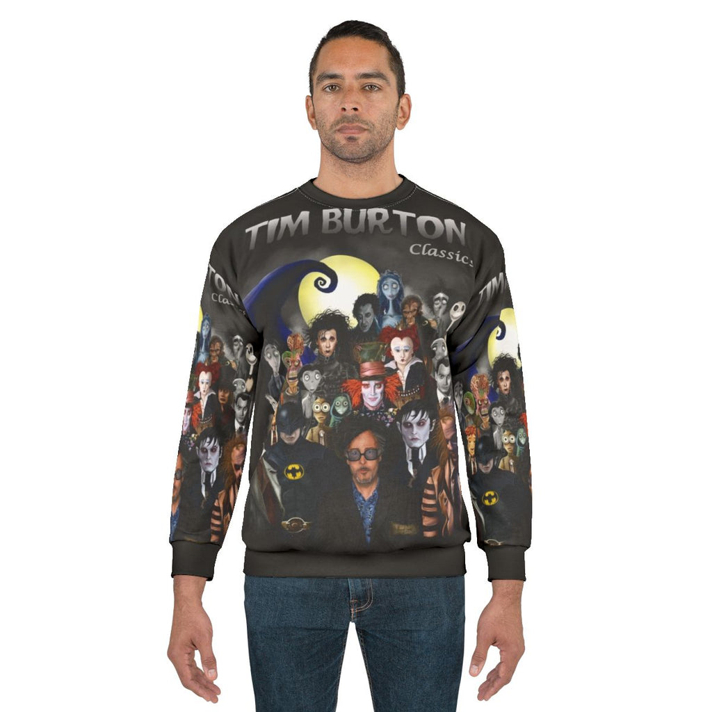 Tim Burton Classics Sweatshirt featuring gothic imagery and movie themes