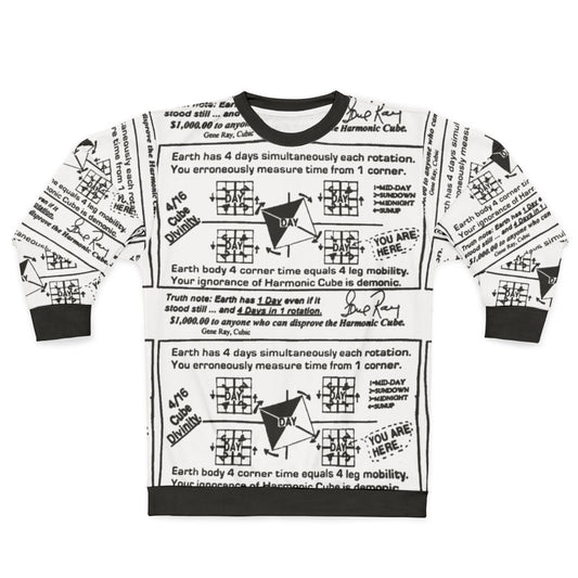 Time Cube Sweatshirt featuring a quirky, geeky design